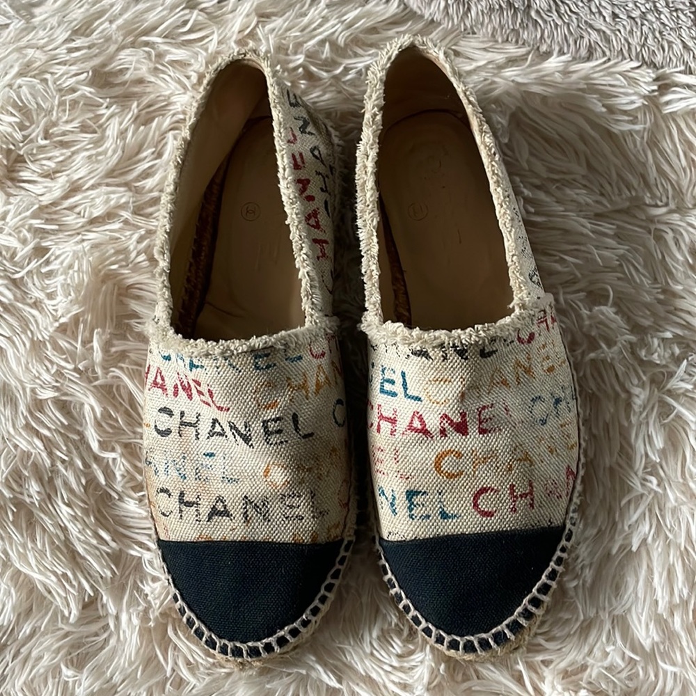 Authentic Chanel espadrilles